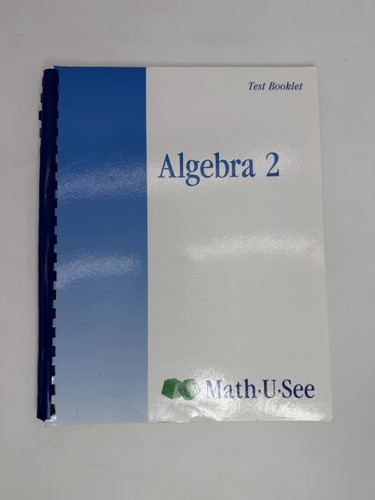 Math see algebra test - math,