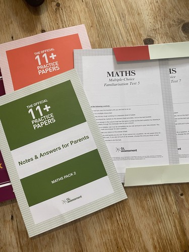 Maths pack practice - 11+, pack,